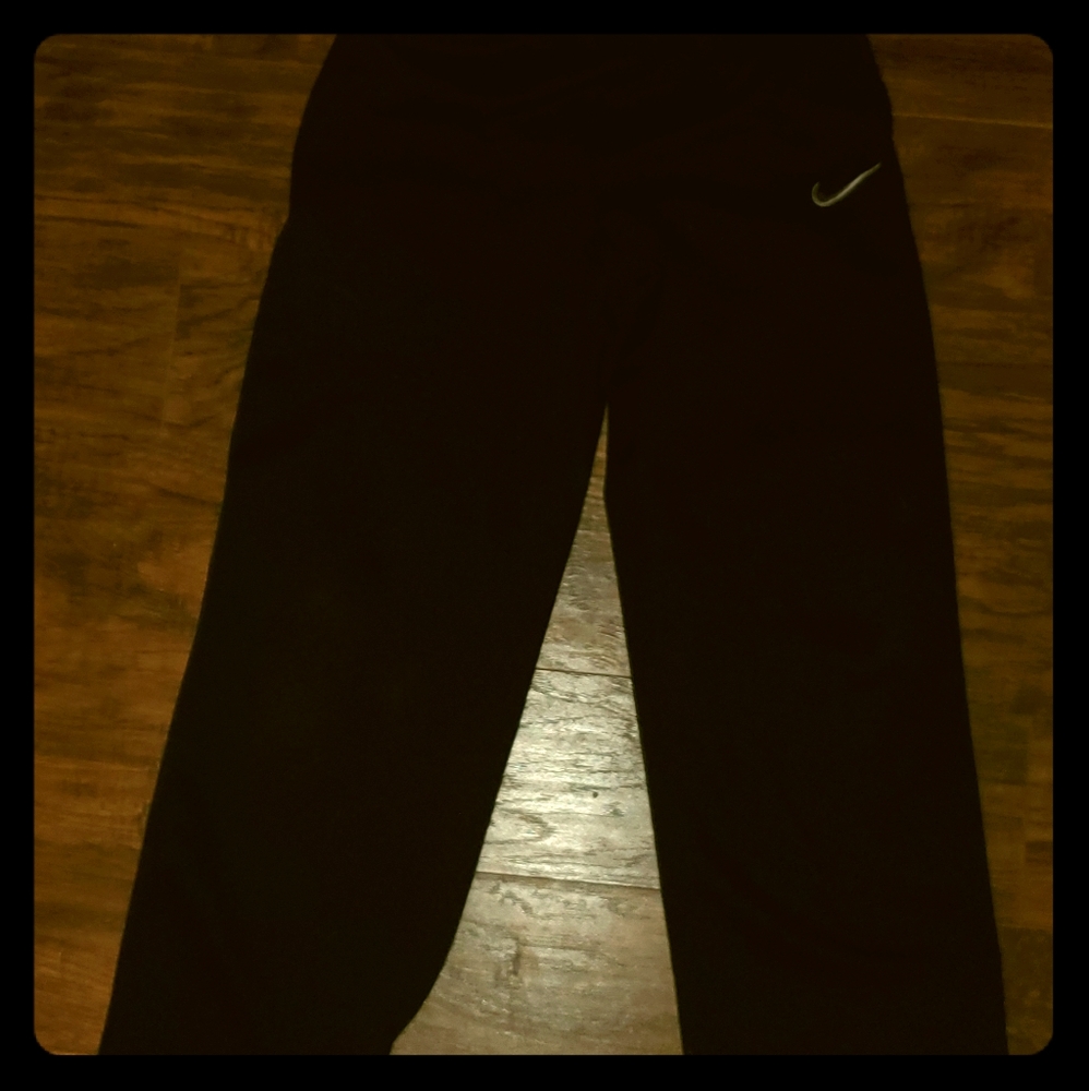 Boys Black Dri Fit Nike Pants